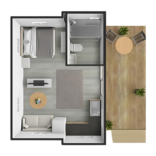 20ft | Queenslander | Studio