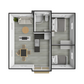 20ft | The Duo 2-Bedroom