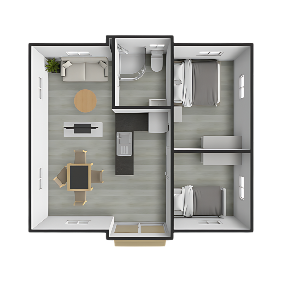 20ft | The Duo 2-Bedroom