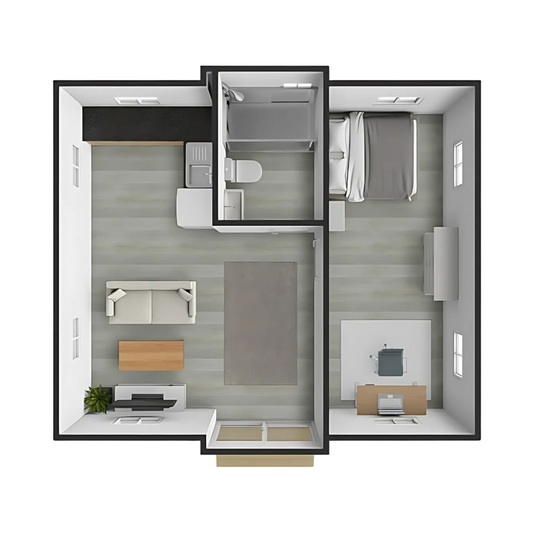 20ft | The Bach 1-Bedroom
