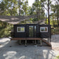 Budget cabin aerial view