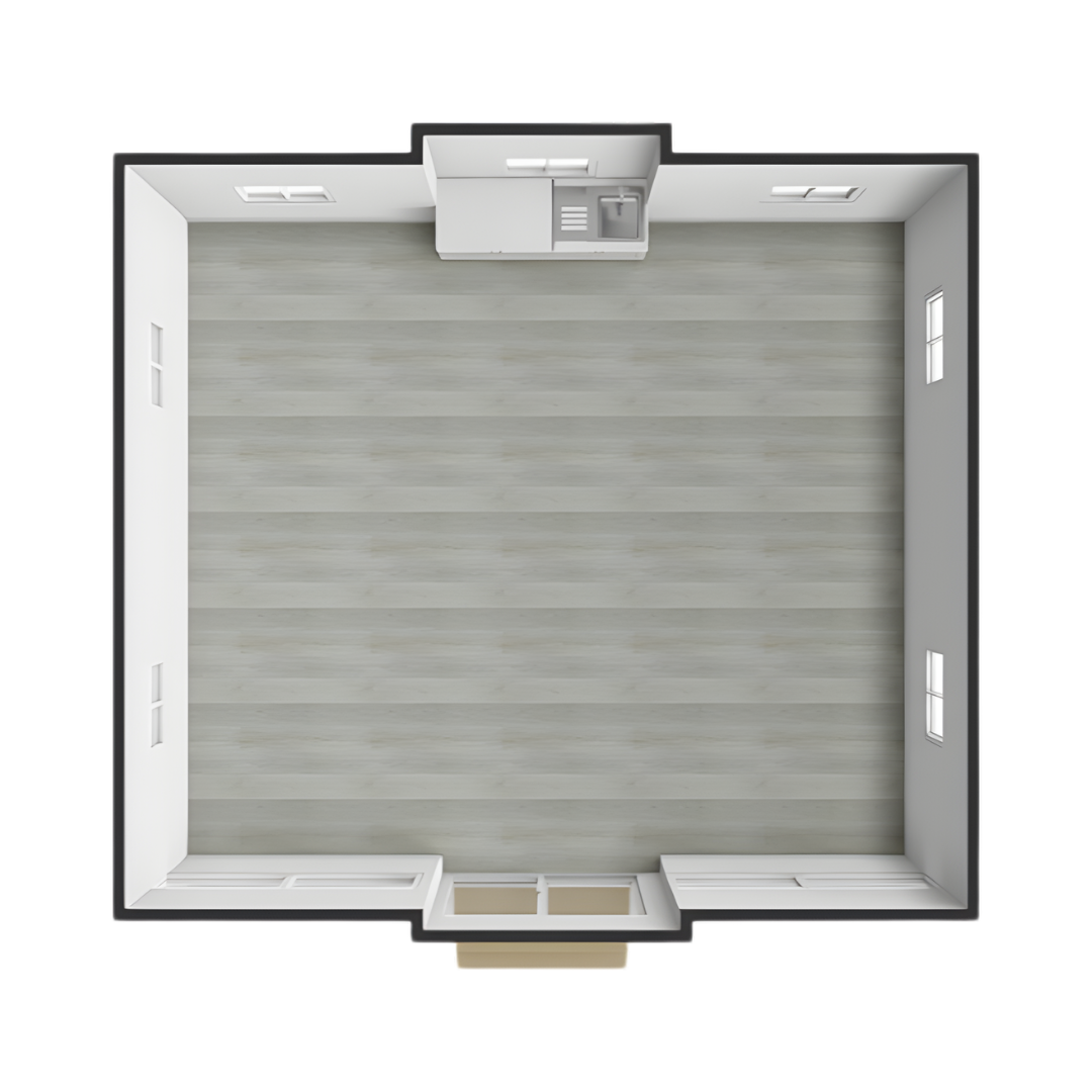 20ft | Glass Front Studio