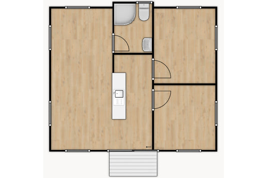 The Duo | 2 Bedroom 6.3m Expanding Mobile Cabin / Tiny Home